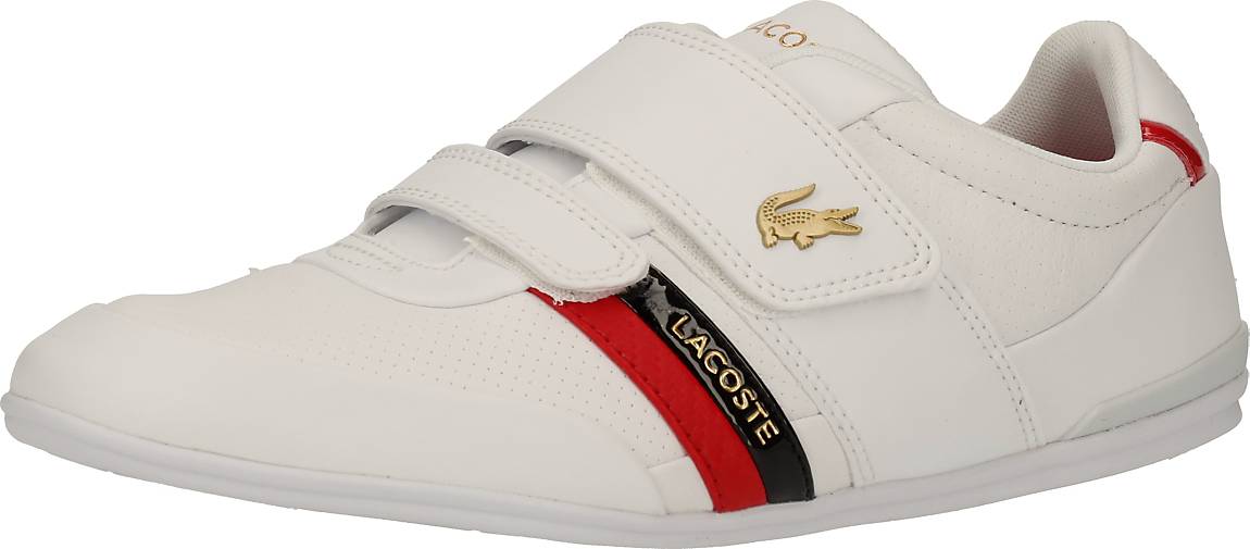 Dwell Optage Tilsvarende Lacoste Sneaker in weiß/rot bestellen - 92895301