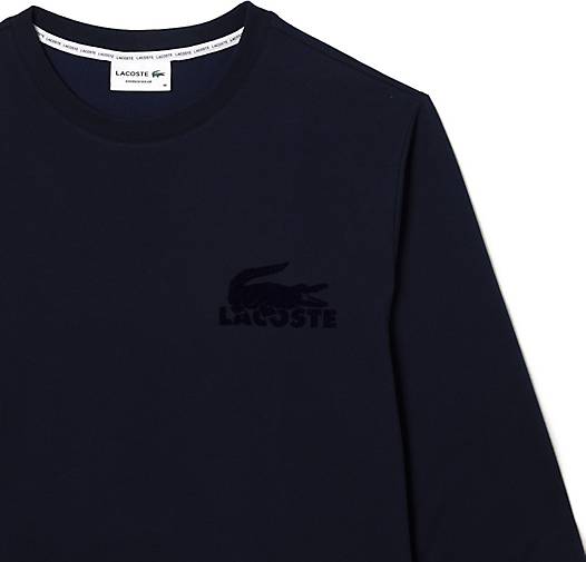 Lacoste on sale sweatshirt white