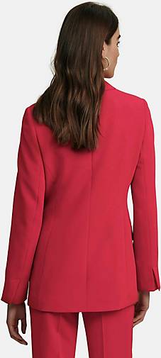 Laura Biagiotti Roma Blazer Long Blazer With Mother Of Pearl Buttons In