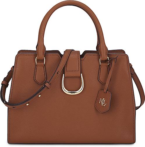 Lauren ralph lauren top kenton pebble leather satchel