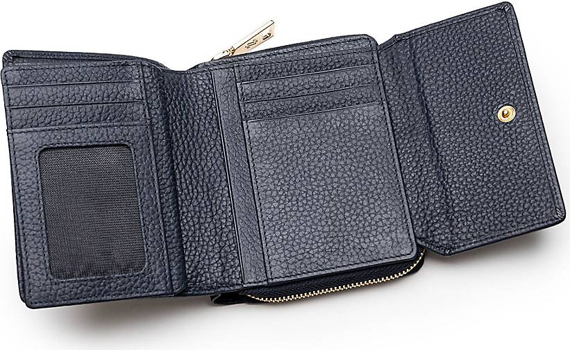 Lazarotti Bologna Leather Geldbörse Leder 12 cm in dunkelblau bestellen 29245103