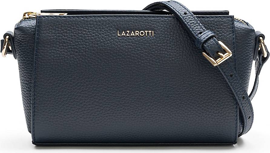 Lazarotti Bologna Leather Umhängetasche Leder 20 cm