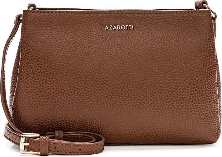 Lazarotti Bologna Leather Umhängetasche Leder 23 cm
