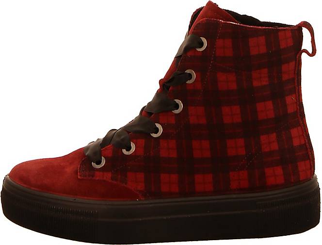 Mode & Accessoires Schuhe Schnürer Legero LIMA Sneaker rot Größe 42 Farbe 