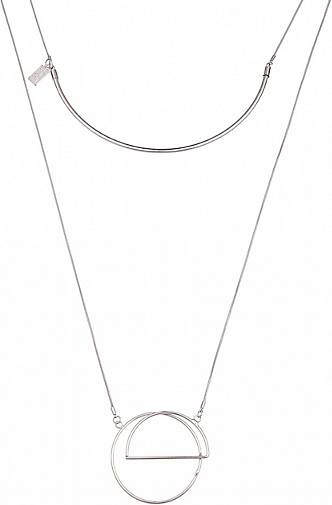 Leslii Halskette Amazing mit Ring-Anhänger in silber bestellen - 10617401