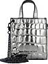 Liebeskind Paper Bag XXS Kroko Metallic Mini Bag Leder 10,5 cm