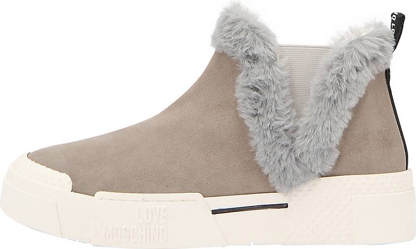 Love Moschino Chelsea Boot Boots mit Fake Fur