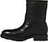 Love Moschino Lederstiefel mit Label-Applikationen