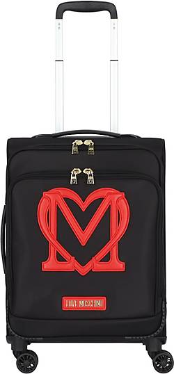 Love Moschino Love Embroidery 4 Rollen Kabinentrolley 55 cm Love Moschino Love Embroidery 4 Rollen Kabinentrolley 55 cm