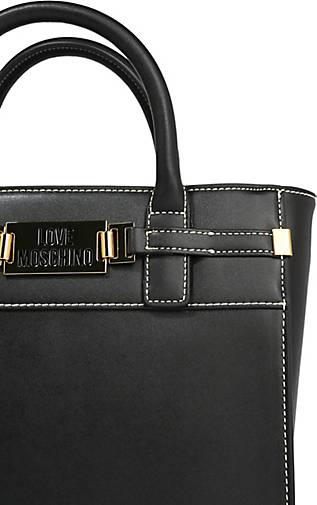 Damen Taschen Taschen mit Griff Love Moschino Polyurethan handtaschen in Schwarz 