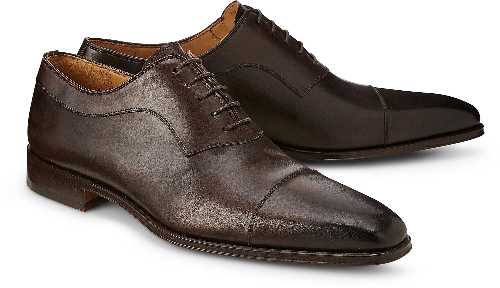 Business Schnürschuh von Ludwig Görtz in braun dunkel für Herren. Gr. 40,41,42,43,44,45,46