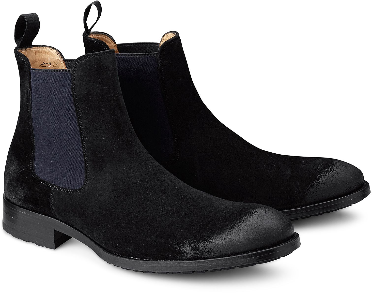 Chelsea Boot von Ludwig Görtz in schwarz für Herren. Gr. 41 1/3,42,42 2/3,43 1/3,44,44 2/3,45 1/3