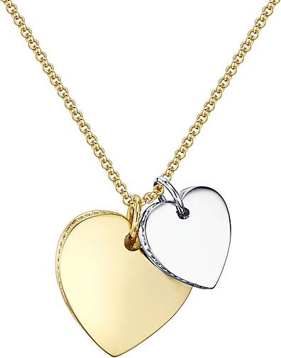 TINGN Damen Y-Kette 14k Vergoldet Mit Herz/Perlen/Kreuz Anhängern | Zierliche Schmuckkette Mit Verlängerung