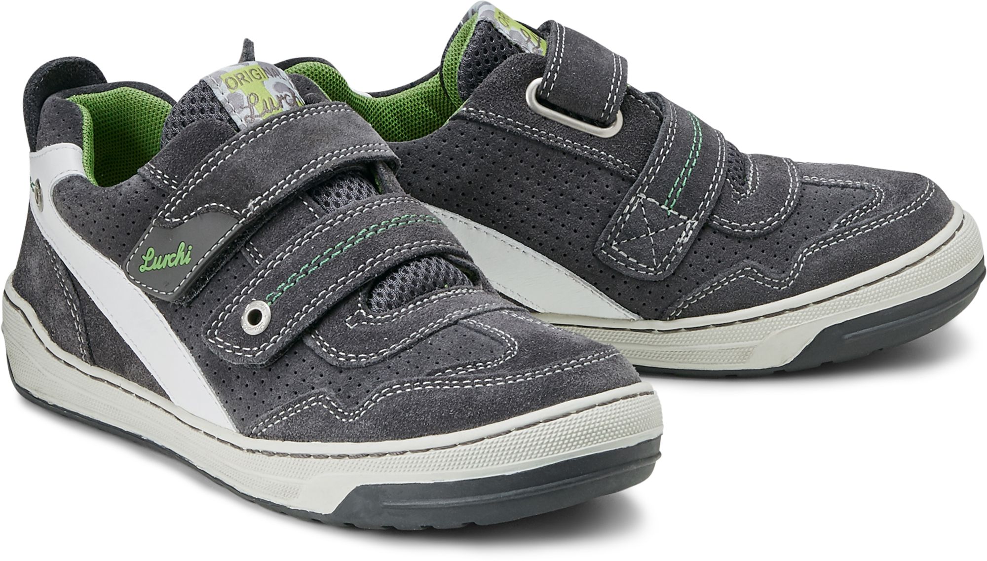 Lurchi für dunkel Gr. 27,28,29,30,31,32,33,34,35 von Schuhe Jungen. online BRUCE grau Klett kaufen in Sneaker