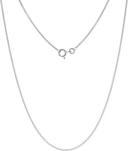 Luxxos Ankerkette "1,10 mm aus 585 Weißgold" Luxxos Ankerkette "1,10 mm aus 585 Weißgold"