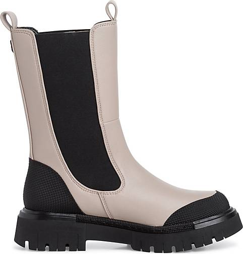 Stivaletti Chelsea Marco Tozzi Donna - Pelle Sintetica Con Tacco Comodo