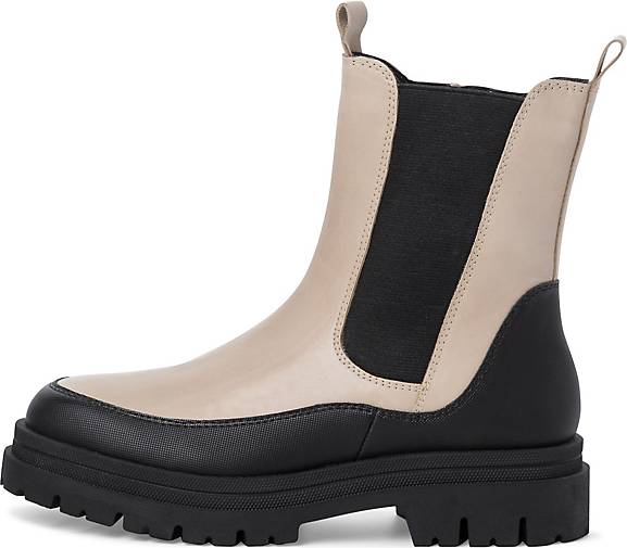 marco tozzi chelsea boots beige