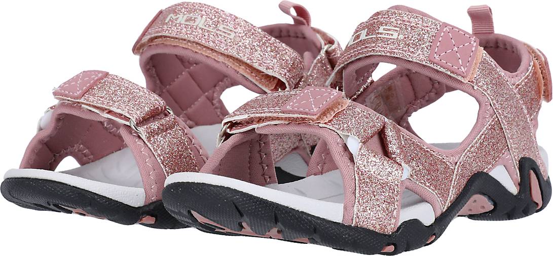 MOLS Sandale Buruke im coolen - pink 18490601 bestellen Glitzer-Design in