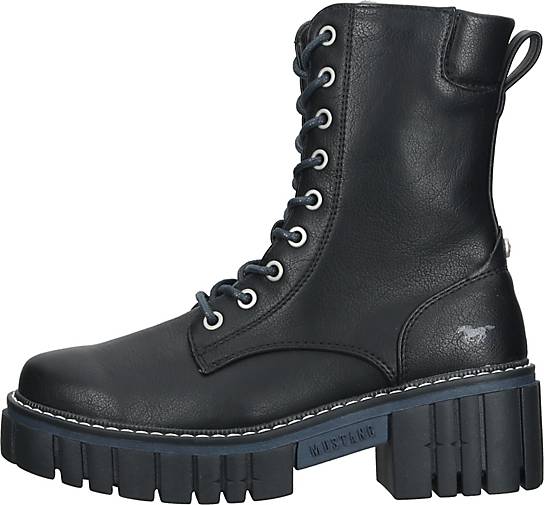 MUSTANG Damen Stiefelette - Kunstleder Mit Fleecefutter