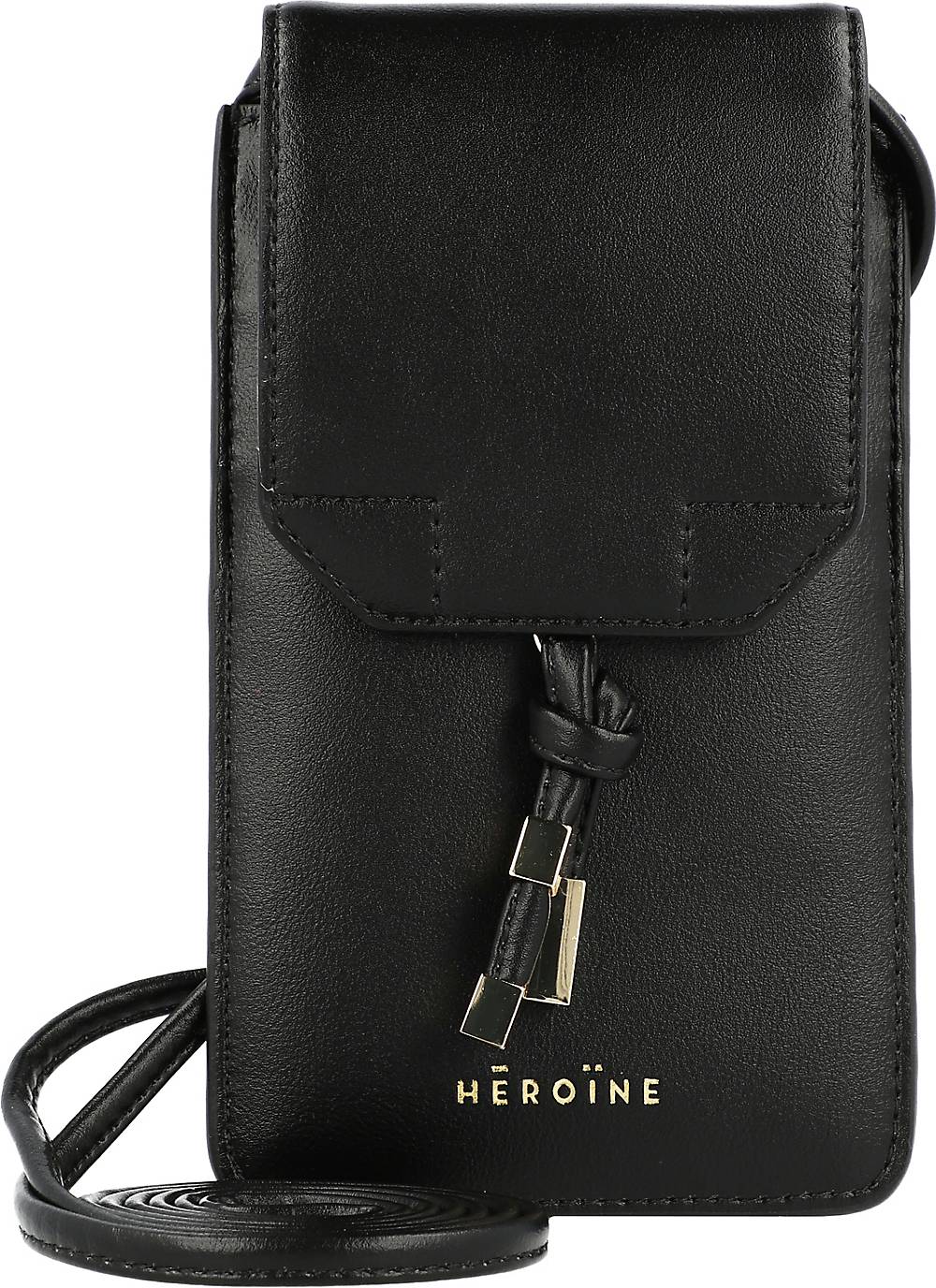 Maison Heroine, Amy Handytasche 10 Cm in schwarz, Handyhüllen & Zubehör für Damen