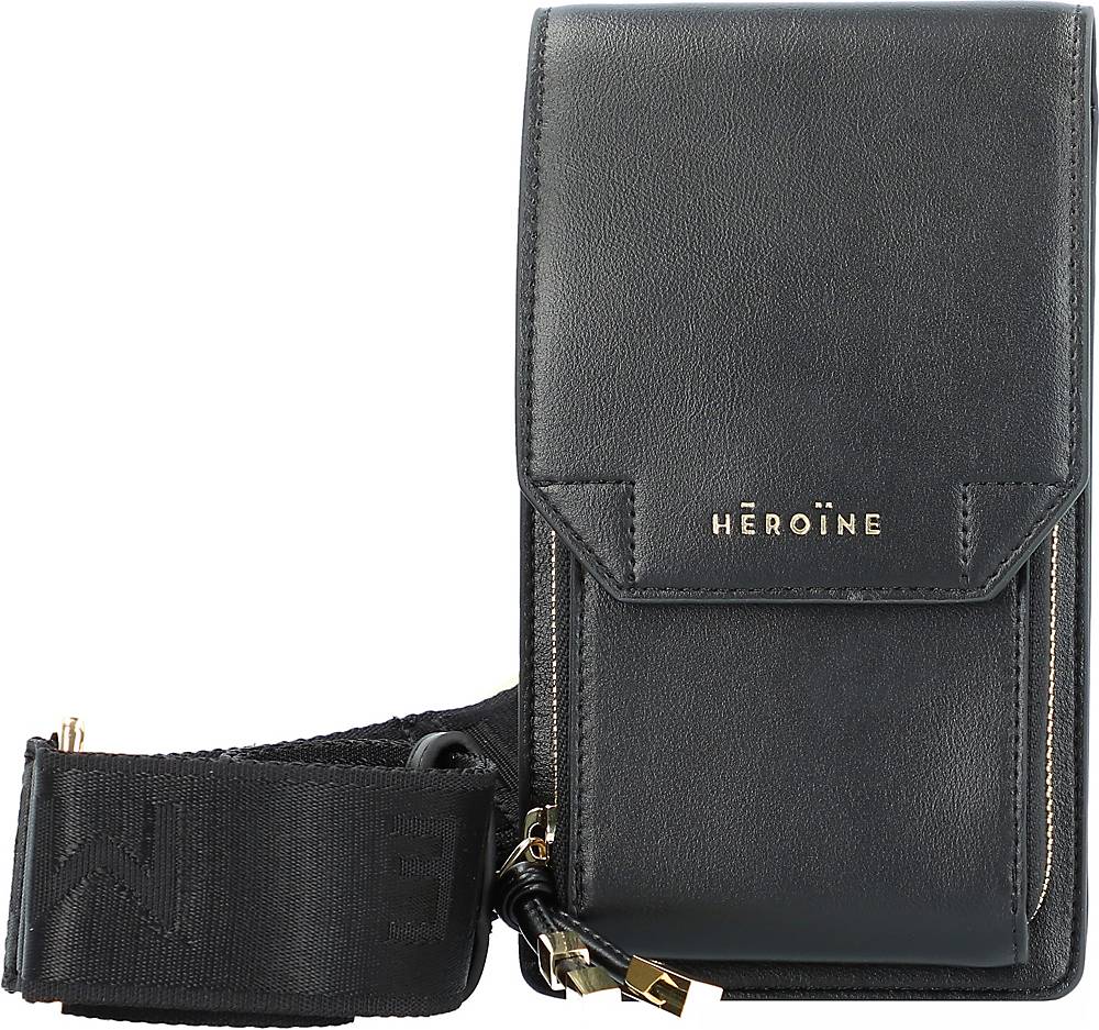 Maison Heroine, Kaia Handytasche 10,5 Cm in schwarz, Handyhüllen & Zubehör für Damen