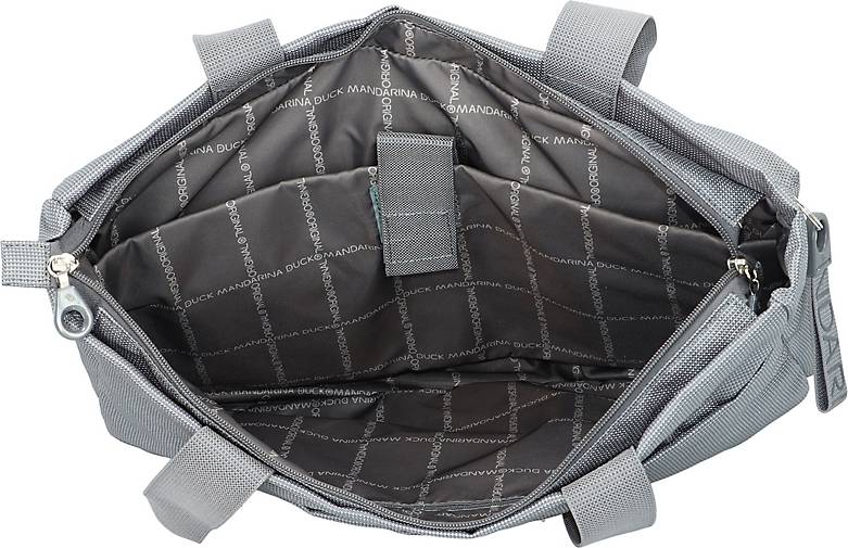 Mandarina Duck MD20 Borsa shopper 15″ poliestere antracite - P10QMT18465 |  wardow.com