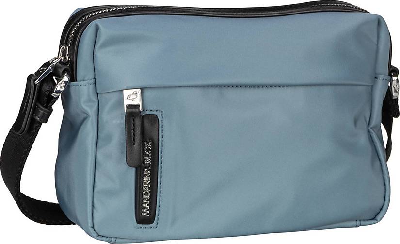 Borsa A Tracolla Mandarina Donna - Nylon Leggero, Design Sporty-Chic, 28x23x14 Cm