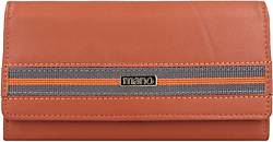 Mano, Don Leonardo Geldbörse Rfid Leder 18 Cm in dunkelbraun, Geldbörsen für Damen