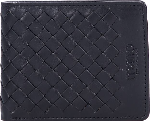 Mano Don Luca Geldbörse Leder 11 cm in schwarz bestellen - 99661901
