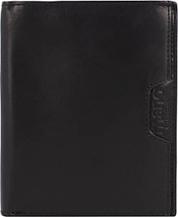 Mano, Don Marco Geldbörse Rfid Leder 9,5 Cm in schwarz, Geldbörsen für Herren