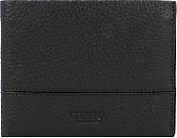 Mano, Don Tommas Geldbörse Leder 13 Cm in schwarz, Geldbörsen für Herren