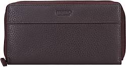 Mano, Don Tommas Geldbörse Leder 18 Cm in mittelbraun, Geldbörsen für Damen