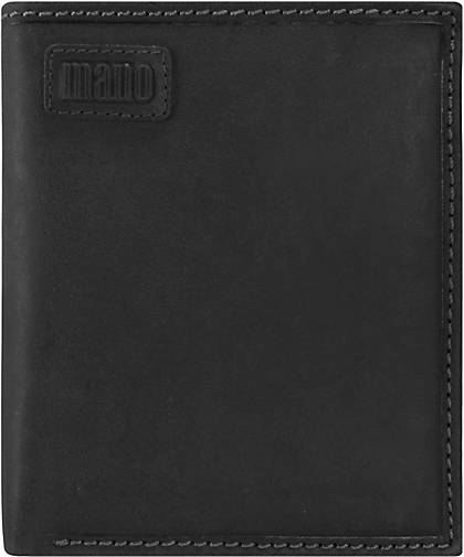 Mano Nota Geldbörse Leder 10,5 97079401 - cm schwarz in bestellen