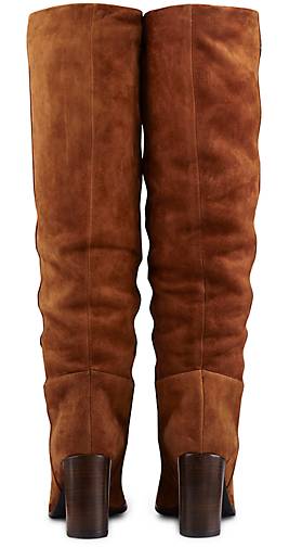 stiefel Fashion Damen Fashion stiefel Braun Damen hell hell Braun pRBqn
