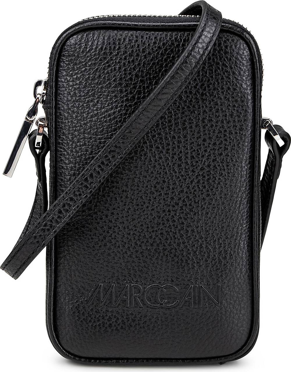 Marc Cain, Smartphone-Tasche Mini Bag in schwarz, Handyhüllen & Zubehör für Damen
