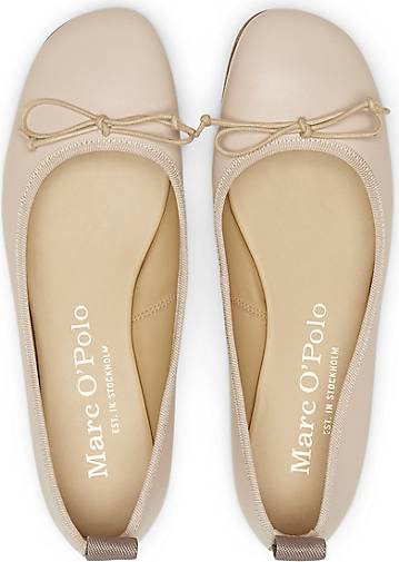 marco polo ballerina beige