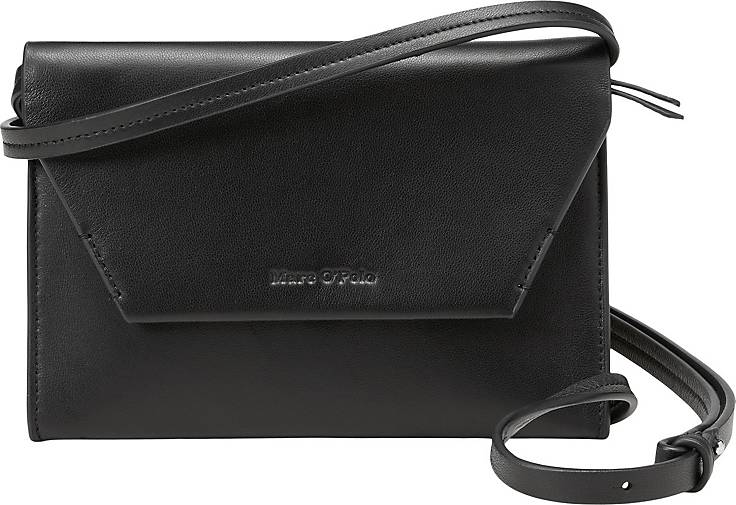 Marc O'Polo Crossbody Bag aus edlem Lammleder in schwarz bestellen