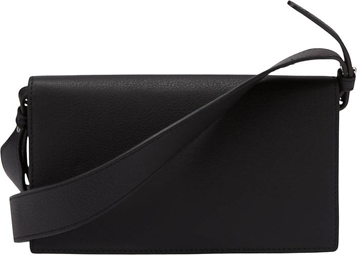 Marc O'Polo CrossbodyBag small aus hochwertigem Rindsleder in schwarz