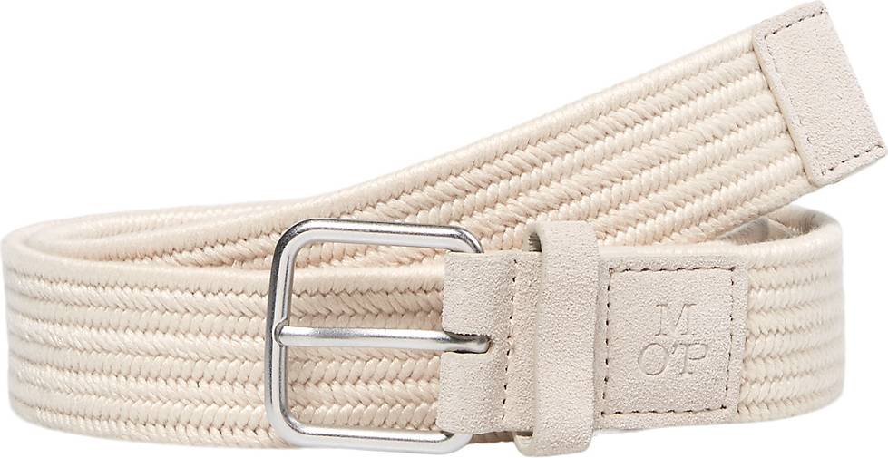 Marc O'Polo Flechtgürtel aus recyceltem Material in mittelgrau ...