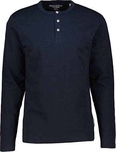 Marc O'Polo Herren Longsleeve SLUB JERSEY SERAFINO