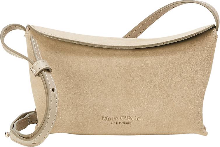 Marc O'Polo Smartphone-Bag aus Rinds-Veloursleder