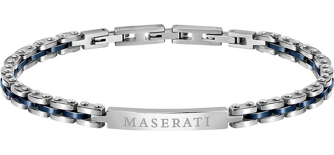 Maserati Herren-Armband Edelstahl