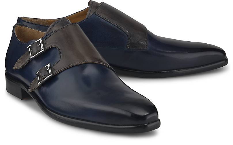 Melvin & Hamilton Loafer Monk-strap Homme - Cuir Véritable - Semelle Cuir/caoutchouc - Fait Main En Inde