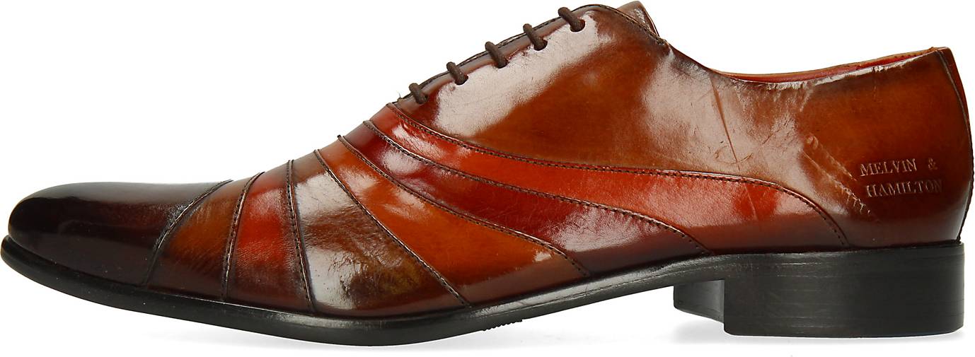 Chaussures Oxford Homme Melvin & Hamilton Toni 43 - Cuir Végetal - Semble Cuir & Gomme - Bout Pointu