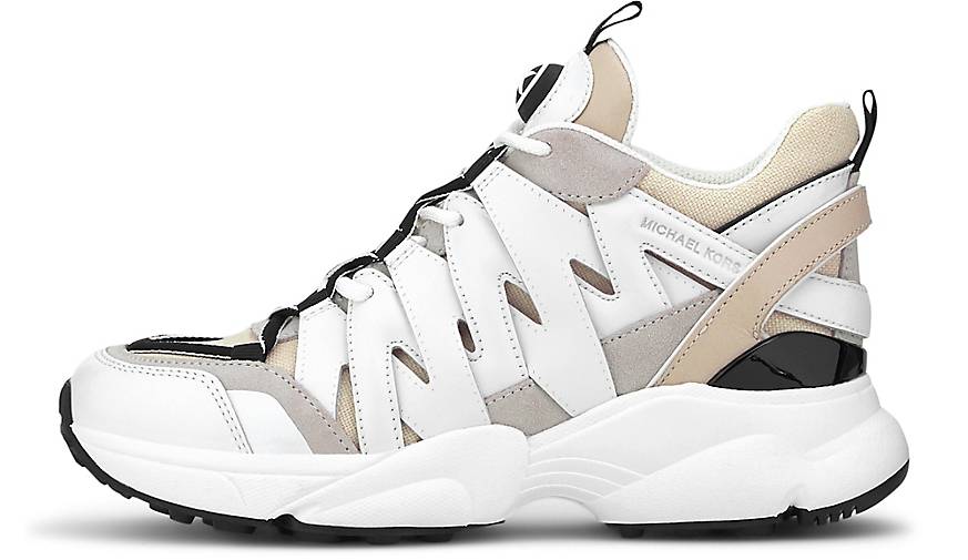hero leather and mesh trainer michael kors