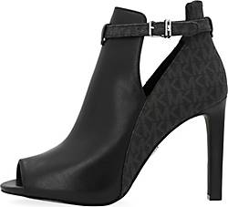 peeptoe schuhe schwarz