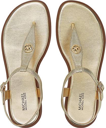 michael kors zehentrenner gold