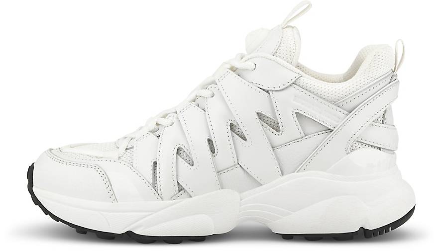 monroe mesh and leather trainer