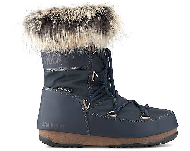 moon boots monaco low noir