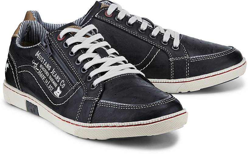 Mustang Retro Sneaker in schwarz kaufen 44012603 | GÖRTZ Mustang Sneaker für Herren online kaufen | gebrüder götz
